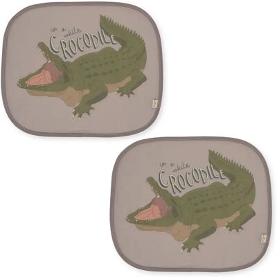 Konges Sløjd Oxford Tan Pare-soleil pour voiture - Lot de 2 - Publicité Konges Sløjd Oxford Tan Pare-soleil pour voiture - Lot de 2 - Publicité