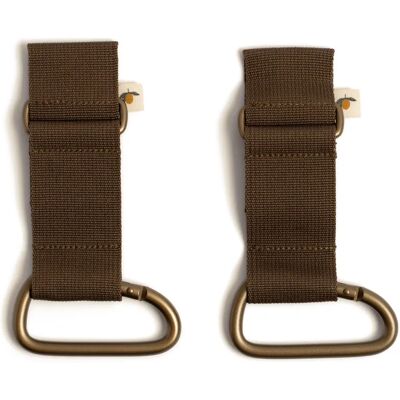 Konges Sløjd Attaches pour poussette - Set de 2 Noisette taille unique - Publicité Konges Sløjd Attaches pour poussette - Set de 2 Noisette taille unique - Publicité