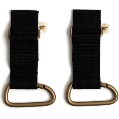 Sangles de poussette Noire 2 Pack - Accessoires Konges Sløjd - Publicité Sangles de poussette Noire 2 Pack - Accessoires Konges Sløjd - Publicité