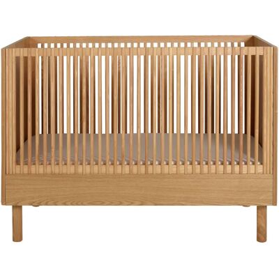 Lit bébé Quax - Chêne Naturel, 60x120, Réglable, Élégant - Publicité Lit bébé Quax - Chêne Naturel, 60x120, Réglable, Élégant - Publicité
