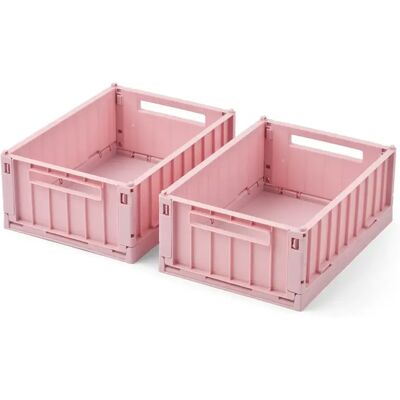 Liewood Cagette pliable Weston - Set de 2 Blush S - Publicité Liewood Cagette pliable Weston - Set de 2 Blush S - Publicité