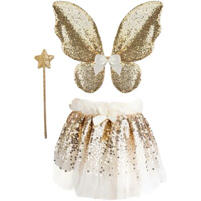 Great Pretenders Déguisement Papillon sequin Doré 4/6 ans - Publicité Great Pretenders Déguisement Papillon sequin Doré 4/6 ans - Publicité
