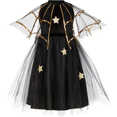 Déguisement Souza Evilian - Cape toile d'araignée - Jupe en tulle - 3-4 ans - Publicité Déguisement Souza Evilian - Cape toile d'araignée - Jupe en tulle - 3-4 ans - Publicité