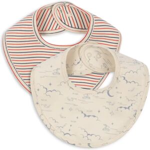 Konges Sløjd Bavoirs bandana Marino - Set de 2 Beige taille unique - Publicité Konges Sløjd Bavoirs bandana Marino - Set de 2 Beige taille unique - Publicité
