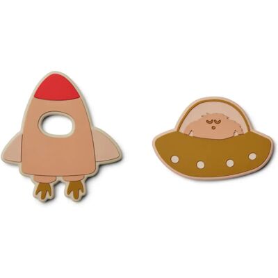 Liewood Anneaux de dentition Gia en silicone - Set de 2 Multicolore taille unique - Publicité Liewood Anneaux de dentition Gia en silicone - Set de 2 Multicolore taille unique - Publicité