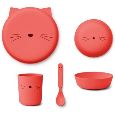 Liewood Set vaisselle Brody en PLA - set de 4 Rouge taille unique - Publicité Liewood Set vaisselle Brody en PLA - set de 4 Rouge taille unique - Publicité