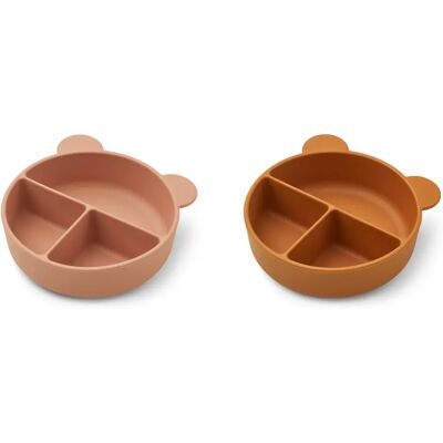 Liewood Bols Connie en silicone- Set de 2 Vieux Rose taille unique - Publicité Liewood Bols Connie en silicone- Set de 2 Vieux Rose taille unique - Publicité