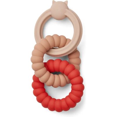 Liewood Anneaux de dentition Gilbert en silicone Rose taille unique - Publicité Liewood Anneaux de dentition Gilbert en silicone Rose taille unique - Publicité