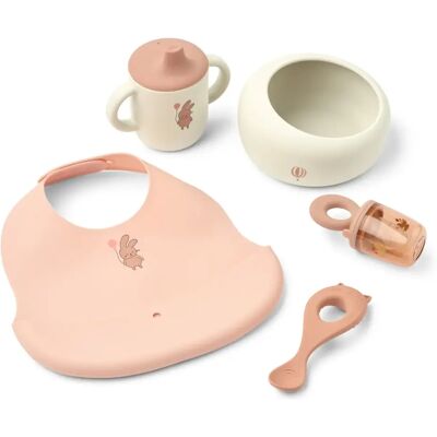 Liewood Set repas Mileah Wild child/Rosey taille unique - Publicité Liewood Set repas Mileah Wild child/Rosey taille unique - Publicité