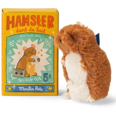Moulin Roty Boîte dents de lait Hamster Marron taille unique - Publicité Moulin Roty Boîte dents de lait Hamster Marron taille unique - Publicité