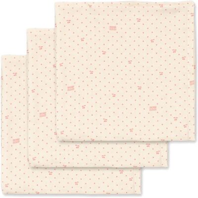 Konges Sløjd Langes en coton bio Cherry Dot - Set de 3 Rose taille unique - Publicité Konges Sløjd Langes en coton bio Cherry Dot - Set de 3 Rose taille unique - Publicité