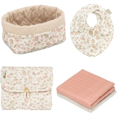 Cam Cam Coffret de naissance Augusta Rose taille unique - Publicité Cam Cam Coffret de naissance Augusta Rose taille unique - Publicité
