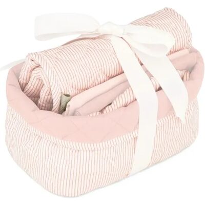 Cam Cam Coffret de naissance Classic Stripes Rose taille unique - Publicité Cam Cam Coffret de naissance Classic Stripes Rose taille unique - Publicité