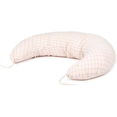 Nobodinoz Coussin d'allaitement Stories en coton bio Rose pâle taille unique - Publicité Nobodinoz Coussin d'allaitement Stories en coton bio Rose pâle taille unique - Publicité