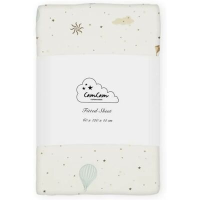 Drap-housse en coton biologique Cam Cam - 60x120 - Dreamland - Literie - Publicité Drap-housse en coton biologique Cam Cam - 60x120 - Dreamland - Literie - Publicité