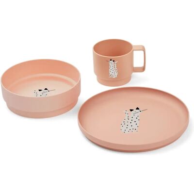 Liewood Set repas Archi Cat/Tuscany rose taille unique - Publicité Liewood Set repas Archi Cat/Tuscany rose taille unique - Publicité
