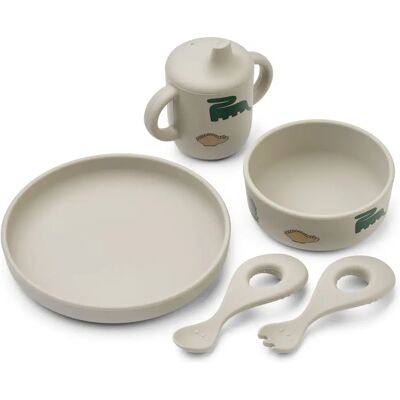 Liewood Set vaisselle en silicone Ryle Mist taille unique - Publicité Liewood Set vaisselle en silicone Ryle Mist taille unique - Publicité