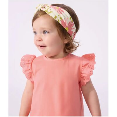 Petit Bateau Bandeau Fleuri Crépon Ecru 6/18 mois - Publicité Petit Bateau Bandeau Fleuri Crépon Ecru 6/18 mois - Publicité