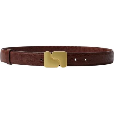 Soeur Ceinture Ninon Cuir Cognac 80 cm - Publicité Soeur Ceinture Ninon Cuir Cognac 80 cm - Publicité