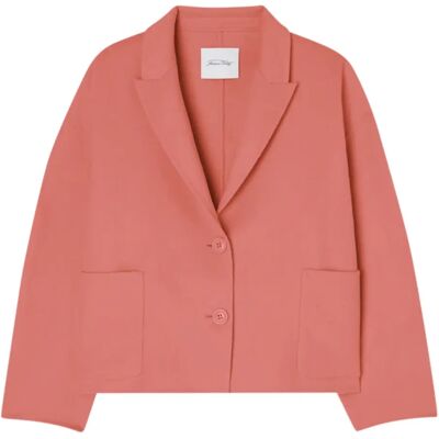 American Vintage Manteau Court Boule Dadoulove Laine Rose Litchi XS/S - Publicité American Vintage Manteau Court Boule Dadoulove Laine Rose Litchi XS/S - Publicité