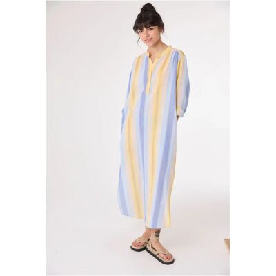 Sacrécoeur Robe Nina Cruz Coton Bio Bleu S - Publicité Sacrécoeur Robe Nina Cruz Coton Bio Bleu S - Publicité