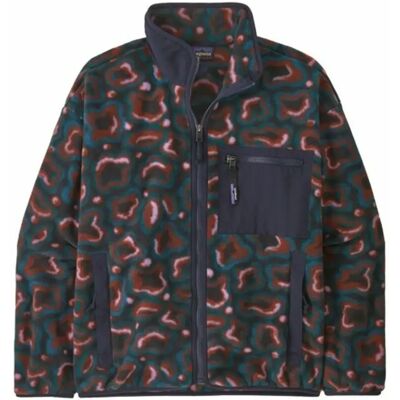 Patagonia Veste Polaire Synch Camouflage Fibres Recyclées Bleu marine S - Publicité Patagonia Veste Polaire Synch Camouflage Fibres Recyclées Bleu marine S - Publicité