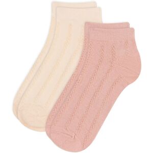 Petit Bateau Lot 2 Chaussettes Ajourées Rose 23/26 - Publicité Petit Bateau Lot 2 Chaussettes Ajourées Rose 23/26 - Publicité