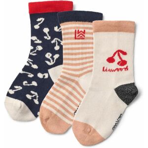 Liewood Lot de 3 Paires de Chaussettes Silas Cerises Bleu marine 17/18 - Publicité Liewood Lot de 3 Paires de Chaussettes Silas Cerises Bleu marine 17/18 - Publicité