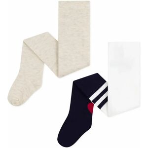 Petit Bateau Lot de 2 Paires de Chaussettes Hautes Cœur Bleu marine 15/18 - Publicité Petit Bateau Lot de 2 Paires de Chaussettes Hautes Cœur Bleu marine 15/18 - Publicité