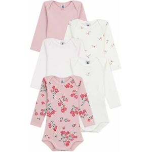 Petit Bateau Lot 5 Bodies Fleuris Rose 6 mois - Publicité Petit Bateau Lot 5 Bodies Fleuris Rose 6 mois - Publicité