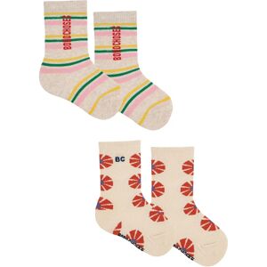 Bobo Choses Lot de 2 Paires de Chaussettes Kaleidoscope Coton Bio Beige 20/22 - Publicité Bobo Choses Lot de 2 Paires de Chaussettes Kaleidoscope Coton Bio Beige 20/22 - Publicité