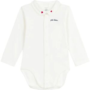 Petit Bateau Body Col Brodé Coton Bio Blanc 6 mois - Publicité Petit Bateau Body Col Brodé Coton Bio Blanc 6 mois - Publicité