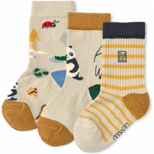 Liewood Lot de 3 Paires de Chaussettes Silas Grège 22/24 - Publicité Liewood Lot de 3 Paires de Chaussettes Silas Grège 22/24 - Publicité