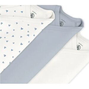 Petit Bateau Lot 3 Bodies Croisés Cœurs Coton Bio Blanc Naissance - Publicité Petit Bateau Lot 3 Bodies Croisés Cœurs Coton Bio Blanc Naissance - Publicité