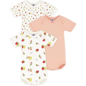 Petit Bateau Lot 3 Bodies Fruits Ecru 3 mois - Publicité Petit Bateau Lot 3 Bodies Fruits Ecru 3 mois - Publicité