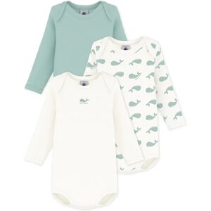 Petit Bateau Lot 3 Bodies Baleines Coton Bio Blanc 3 mois - Publicité Petit Bateau Lot 3 Bodies Baleines Coton Bio Blanc 3 mois - Publicité