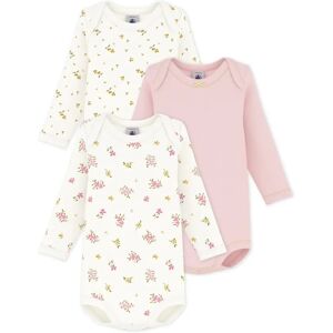 Petit Bateau Lot 3 Bodies Fleuris Blanc 3 mois - Publicité Petit Bateau Lot 3 Bodies Fleuris Blanc 3 mois - Publicité