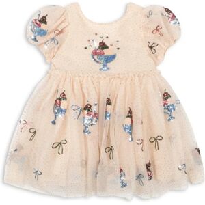Konges Sløjd Robe Yvonne Glaces Tulle Crème 4 ans - Publicité Konges Sløjd Robe Yvonne Glaces Tulle Crème 4 ans - Publicité