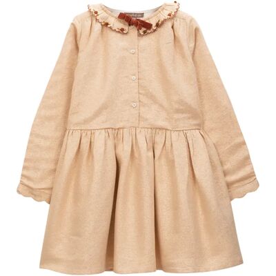 Emile et Ida Capsule Noël Exclusive - Robe Lurex Doré 12 ans - Publicité Emile et Ida Capsule Noël Exclusive - Robe Lurex Doré 12 ans - Publicité