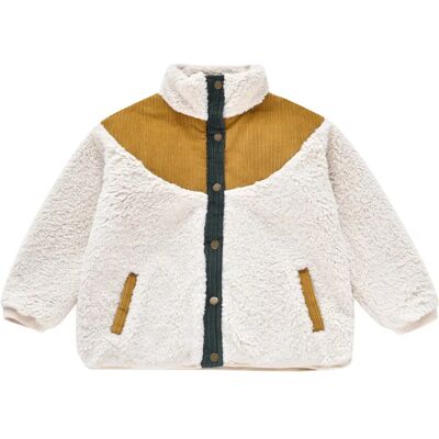Louise Misha Manteau Façon Fourrure Ayser Ecru 12 mois - Publicité Louise Misha Manteau Façon Fourrure Ayser Ecru 12 mois - Publicité