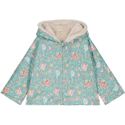 Louise Misha Manteau Réversible Façon Fourrure Felvet Bleu Vert 6 mois - Publicité Louise Misha Manteau Réversible Façon Fourrure Felvet Bleu Vert 6 mois - Publicité