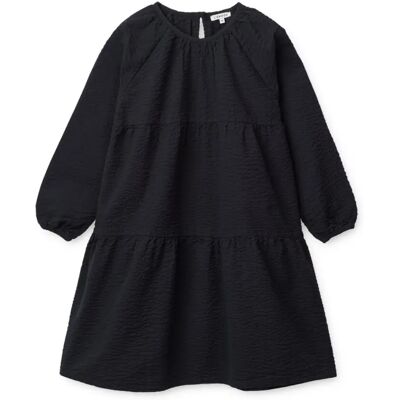 Liewood Robe Coton Bio Cecilie Noir 18 mois - Publicité Liewood Robe Coton Bio Cecilie Noir 18 mois - Publicité