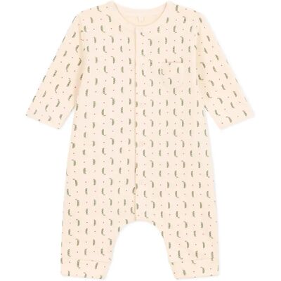 Petit Bateau Combinaison Mowgli Molleton Ecru 12 mois - Publicité Petit Bateau Combinaison Mowgli Molleton Ecru 12 mois - Publicité