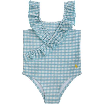 Bobo Choses Maillot 1 Pièce Vichy Bleu Clair 24 mois - Publicité Bobo Choses Maillot 1 Pièce Vichy Bleu Clair 24 mois - Publicité
