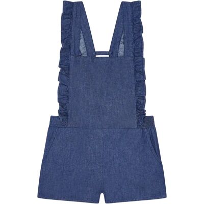 Emile et Ida Exclusivité Emile et Ida x Smallable - Combishort Chambray Bleu jean 12 ans - Publicité Emile et Ida Exclusivité Emile et Ida x Smallable - Combishort Chambray Bleu jean 12 ans - Publicité
