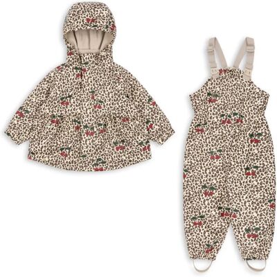 Konges Sløjd Ensemble de Pluie Rainy Léopard Beige 3 ans - Publicité Konges Sløjd Ensemble de Pluie Rainy Léopard Beige 3 ans - Publicité
