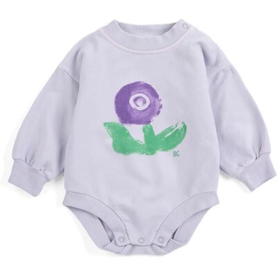 Bobo Choses Body Sweat Fleur Coton Bio Lavande 3 mois - Publicité Bobo Choses Body Sweat Fleur Coton Bio Lavande 3 mois - Publicité