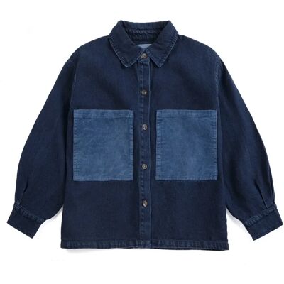 Bobo Choses Chemise Denim Coton Recyclé Bleu foncé 4/5 ans - Publicité Bobo Choses Chemise Denim Coton Recyclé Bleu foncé 4/5 ans - Publicité
