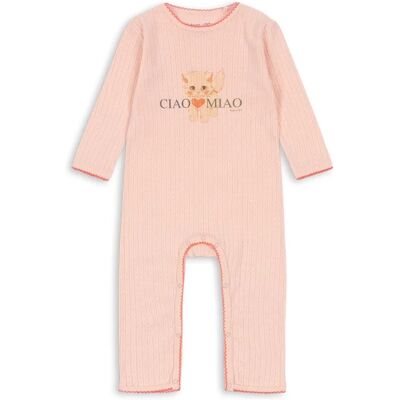 Konges Sløjd Combinaison Minnie Ciao Miao Coton Bio Rose pâle 12 mois - Publicité Konges Sløjd Combinaison Minnie Ciao Miao Coton Bio Rose pâle 12 mois - Publicité