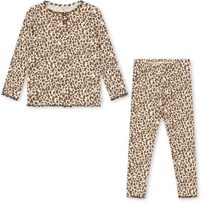 Konges Sløjd Ensemble T-shirt et Legging Rivi Léopard Coton Bio Beige 3 ans - Publicité Konges Sløjd Ensemble T-shirt et Legging Rivi Léopard Coton Bio Beige 3 ans - Publicité